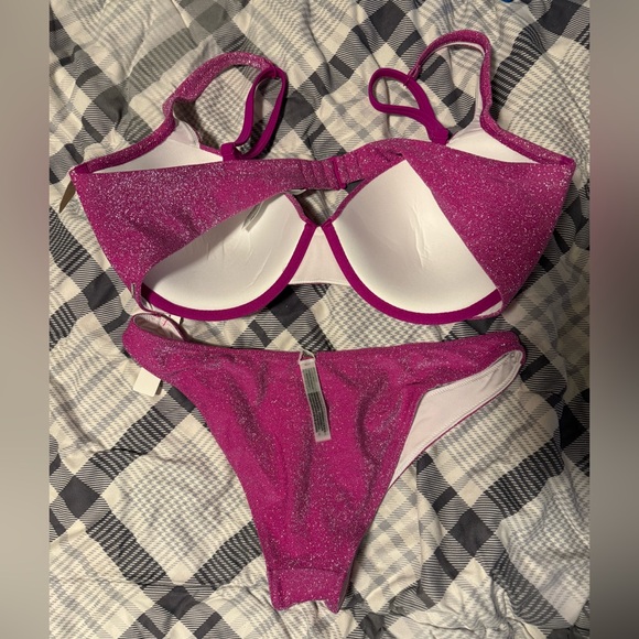 Victoria's Secret Glittering Magenta Bikini - Picture 2 of 2